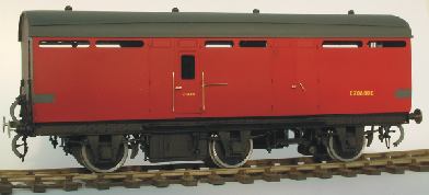 L.N.E.R./B.R. 32'' 6wh. Passenger Brake Van. Dia. 358